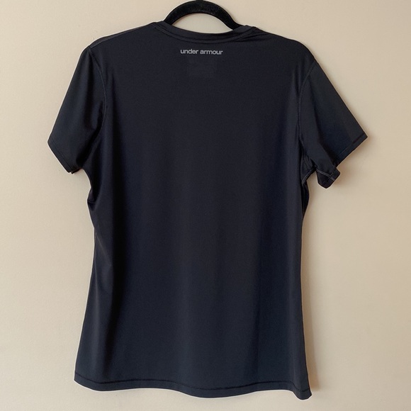 [XL] Under Armour Heat Gear Fitted Short Sleeve T-Shirt | Black - Picture 2 of 4
